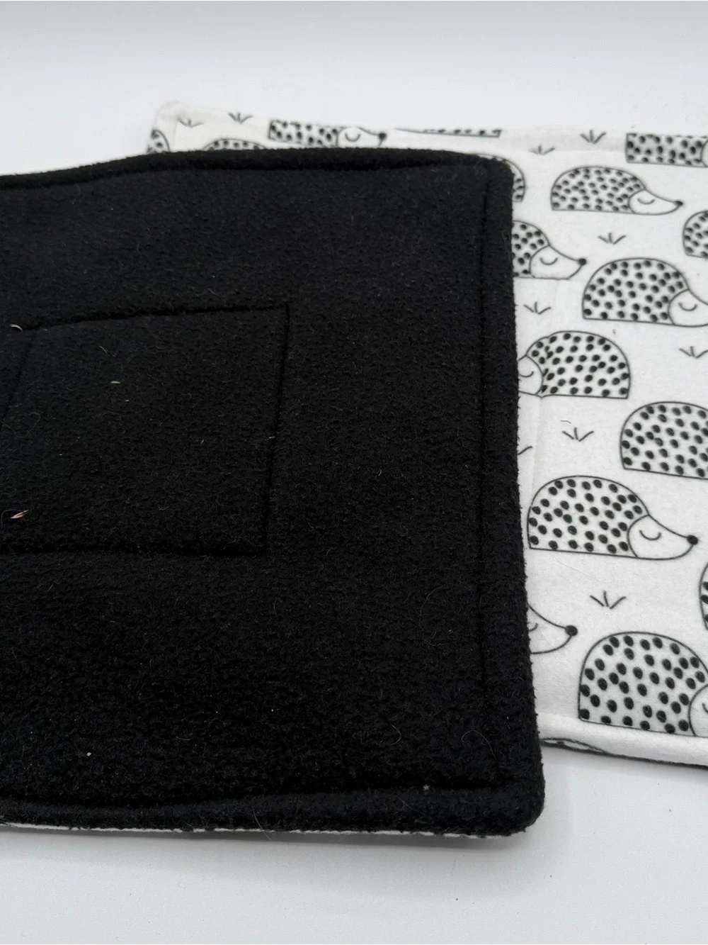 Guinea Pig P Piddle Pads Reversible Fleece 12” Pair Lot 2 Hedghog